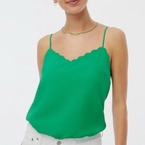 J.Crew Scallop edge tank